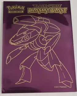2013 Black & White Plasma Blast ETB Genesect Individual Card Sleeve Pokemon - LP - Image 1