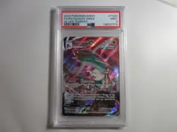 PSA 9 Rayquaza Vmax TG20 Silver Tempest Pokemon Card - Image 1