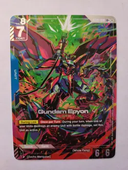 GUNDAM EPYON - LR+ - GD02-002 - DUAL IMPACT - GUNDAM CARD GAME - Image 1