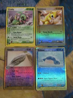 Ex Sandstorm Stamped 2003 Reverse Holo Vintage 4 Pokemon Cards Collection Lot PL - Image 1