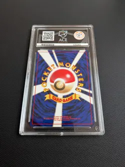 Graded ACE 9 Pokemon card Slab - Fire Energy #14 - Chikorita Half Deck - 2001 - Image 5
