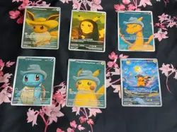 6 Starry Night Pokemon x Van Gogh Promo Card - Image 1