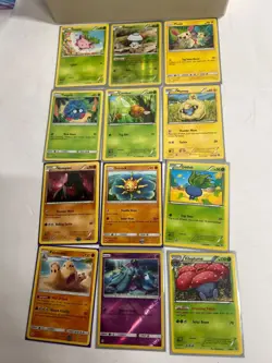 Lot of 448 English POKEMON Trading Cards + 1 Sealed Pack (Some Sleeved) - Image 1