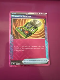 Treasure Tracker 131/131 NM/M Prismatic Evolutions Pokemon Card - Image 1