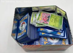 Assorted Nintendo Multicolor Pokemon Trading Cards Game Mixed Lot In Tin Box - Image 5