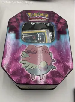 Assorted Nintendo Multicolor Pokemon Trading Cards Game Mixed Lot In Tin Box - Image 1