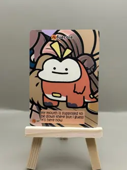 Fuecoie Pokiebubies 1st Edition Fan Art Card (Fuecoco) - Image 1