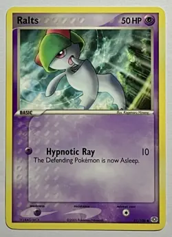 Ralts 61/106 (LP) Common EX Series: Emerald 2005 Pokemon Card - Image 1