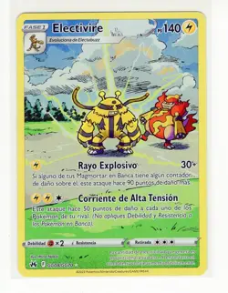 1x ~ESP~ SPANISH Electivire GG08 Crown Zenith Pokemon Card (z1) - Image 1