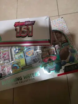 2 Boxes-Pokemon Scarlet & Violet 151 Blooming Waters Premium Collection See Pics - Image 3