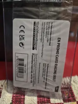 SEALED & STAMPED Pokemon TCG Raging Bolt 111/142 Stellar Crown Cosmos Holo Promo - Image 2