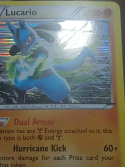 HP Lucario 78/135 Holo Rare - 2012 Pokemon Black & White: Plasma Storm - Image 4