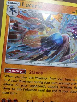 Pokemon Lucario - SM54 Promo SM Promos HP Cosmo Holo - Image 5