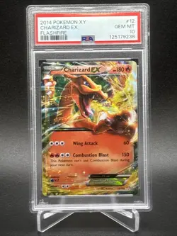 PSA 10 Pokemon XY Flashfire Charizard EX #12/106 2014 PSA 10 - Image 1