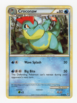 2011 Pokemon Totodile 74/95, Croconaw 41/95, Feraligatr 25/95 Call of Legends LP - Image 4
