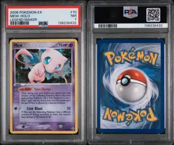 Mew 10/92 - 2006 Pokemon EX Legend Maker Holo Foil PSA 7 - Image 3