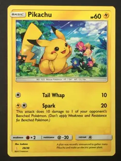 Pokemon TCG Pikachu 29/30 Trainer Kit: Lycanroc & Alolan Raichu NM - Image 1