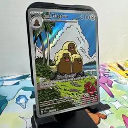 Pokemon Alolan Dugtrio Illustration Rare Surging Sparks 208/191 Pack Fresh NM - Image 2