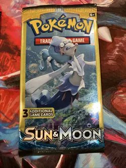6 Mini Booster Pack Lot Pokemon TCG Sun & Moon Era Factory Sealed - Image 4