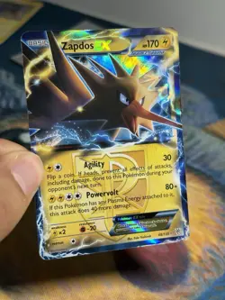 Zapdos EX 48/135 Ultra Holo Rare Pokemon TCG BW Plasma Storm Team Plasma MP - Image 3