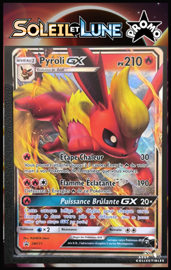 Pokemon Card Pyroli GX SM171 Promo Sun & Moon FR - Image 1