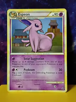 Espeon 2/90 Cosmos Holo HGSS Undaunted - Pokemon TCG - ✨ RARE ✨ - LP condition ✅ - Image 2