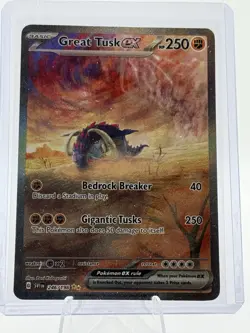 2023 Pokemon GREAT TUSK EX SIR #246/198 SV01: SV Base - Never Played 💎💎 - Image 1