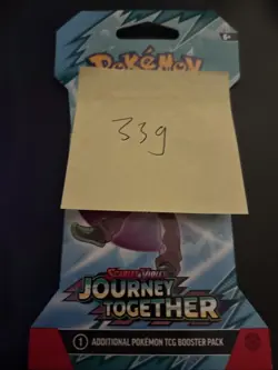Heavy! Over 33 Gram Pokemon Journey Together Sleeved Booster Pack Sealed - Image 4