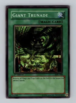 Giant Trunade MRL 1st Ed Near Mint Super Rare Magic #048 Yugioh 2002 - Image 1