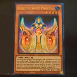 Yugioh Keldo the Sacred Protector MAMA-EN025 Ultra Rare 1st Ed Near Mint - Image 1