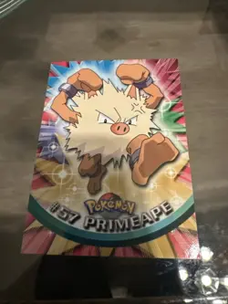 1998 #57 Primeape Pokemon Card Tv Animation Edition - Image 1
