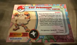 1998 #57 Primeape Pokemon Card Tv Animation Edition - Image 2