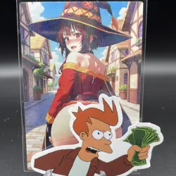 Megumin Anime Waifu Card Doujin ACG Goddess Holo - Image 1