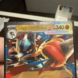 Mega Lucario ex - MEP 012 Mega Evolution Black Star Promo Pokemon TCG Card - Image 2