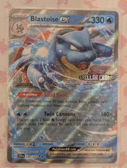 Blastoise ex (Stellar Crown Stamp) 030/142 Miscellaneous Cards & Products Holo - Image 1