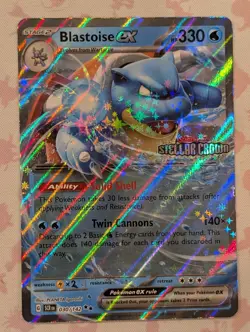 Blastoise ex (Stellar Crown Stamp) 030/142 Miscellaneous Cards & Products Holo - Image 3