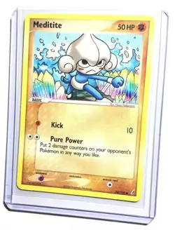 MEDITITE - 56/100 - EX Crystal Guardians - Common - Pokemon Card - NM - Image 1