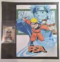 PSA Magazine x Kayou Exclusive NARUTO UZUMAKI PROMO CARD and Magazine Base Cover - Image 1