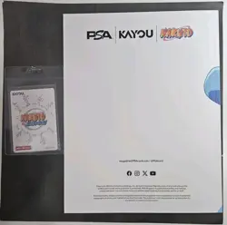 PSA Magazine x Kayou Exclusive NARUTO UZUMAKI PROMO CARD and Magazine Base Cover - Image 2