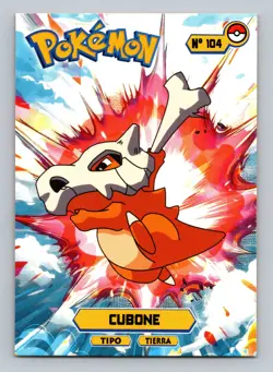 Pokemon Card - Cubone 104 - Card Tops - Pokedex Database 2024 - Image 1