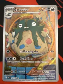Garbodor - 141/086 - SV: White Flare (WHT) Illustration Rare Pokemon Card - Image 1