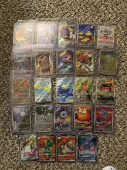 Pokemon TCG 24 Card Lot of Full Arts/EX's Japanese Various Sets NM - Image 1
