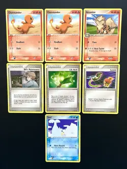Pokemon Cards - EX FireRed & LeafGreen Lot (7 Cards) - Image 1