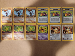 Pokemon Team Rocket Card LOT NM Machoke 40/82 Primeape 43/82 Kadabra 39/82 (12) - Image 2