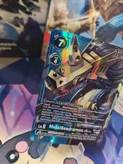 Digimon Card Game MetalSeadramon ACE EX8-026 SR Chain Of Liberation - Image 2