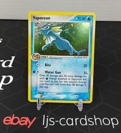 Vaporeon Pop Series 3 6/17 Holo Rare Promo MP Pokemon Card TK - Image 1