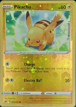 Pikachu 065/202 Cosmos Holo Promo Pokemon Card NM - Image 1