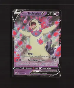 Hisuian Typhlosion V 053/189 Astral Radiance Ultra Rare Holo Pokemon Card LP+ - Image 1