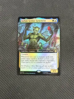 FOIL Extended Art Jackal, Genius Geneticist SPM 0272 Rare MTG Spider-Man - Image 1