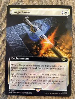 Forge Anew - 0760 - SURGE FOIL - MTG Lord Of The Rings - Image 1